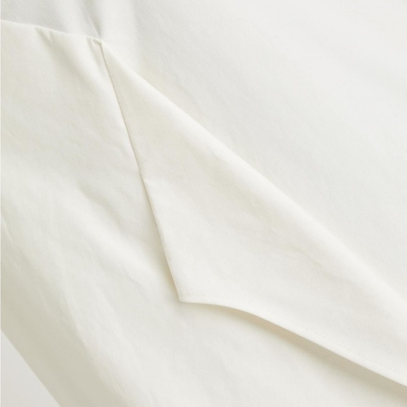 3.1 PHILLIP LIM Draped Square Neck Structured Cotton Sleeveless Midi Dress 10 - Picture 14 of 14